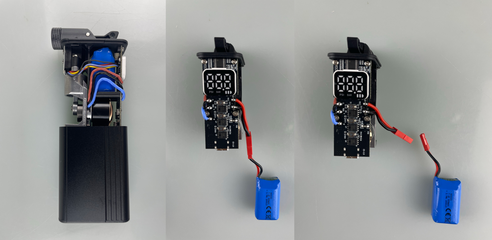 E3B-MINI-G All-Valve Electric Mini Pump battery structure