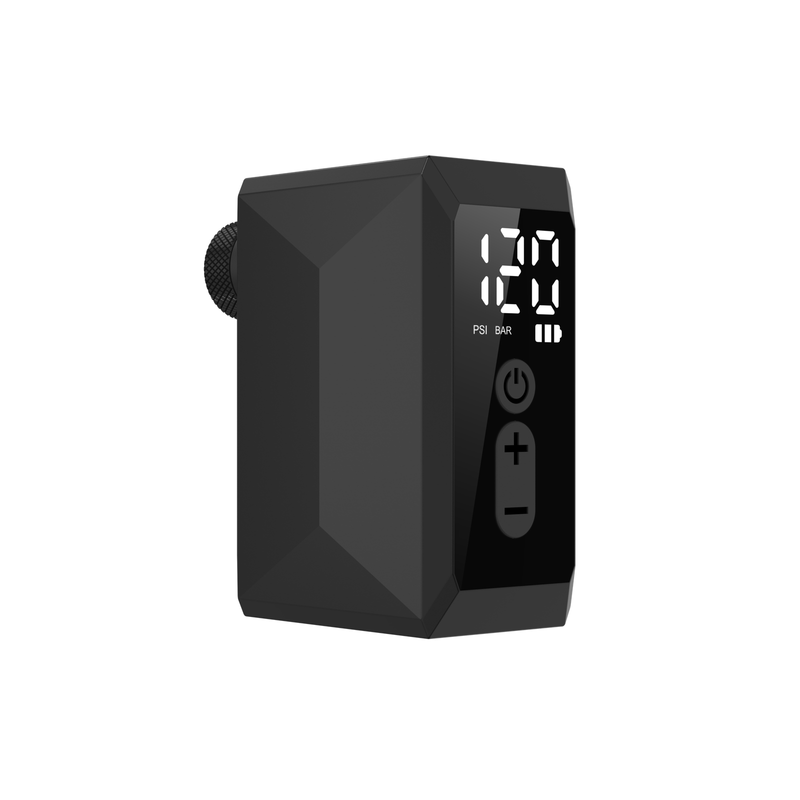 E6B Removable-Battery All-Valve Electric Mini Pump front view