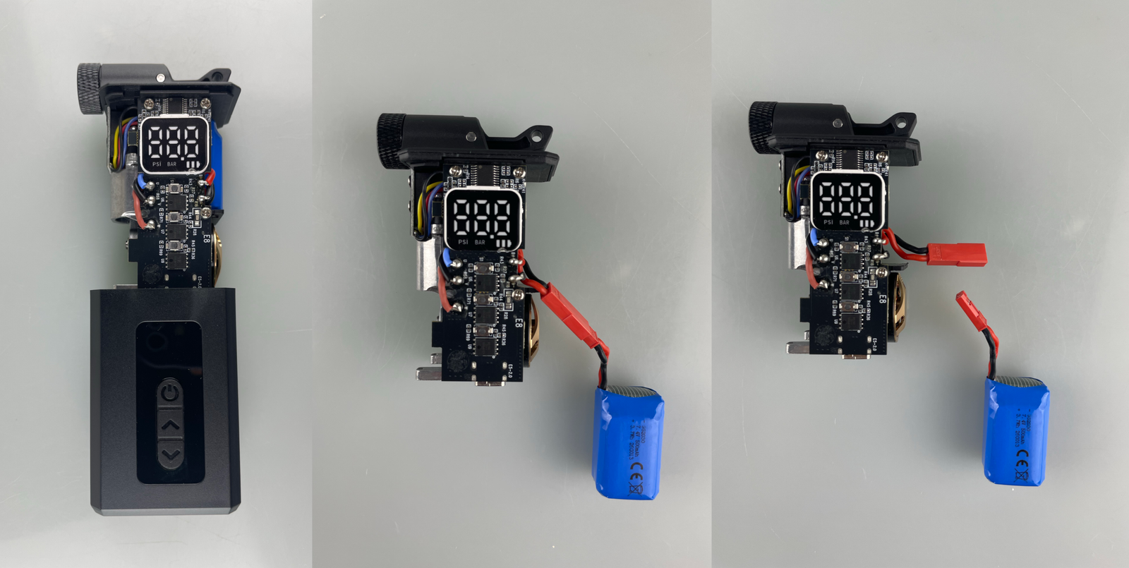 E8A-PA Slim All-Valve Electric Mini Pump color variants