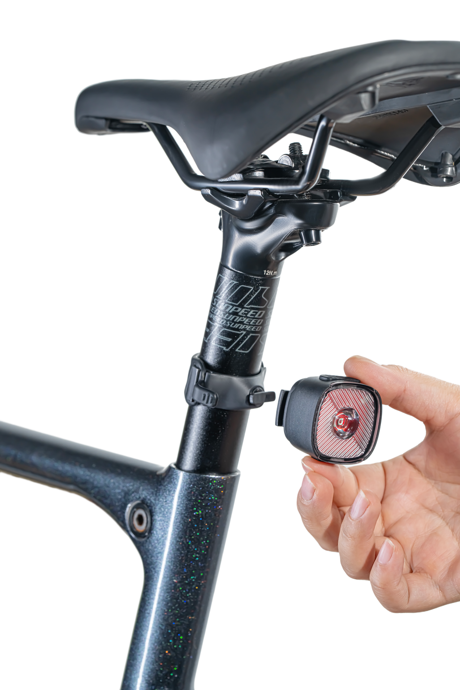 K01S bicycle rear light seatpost removal