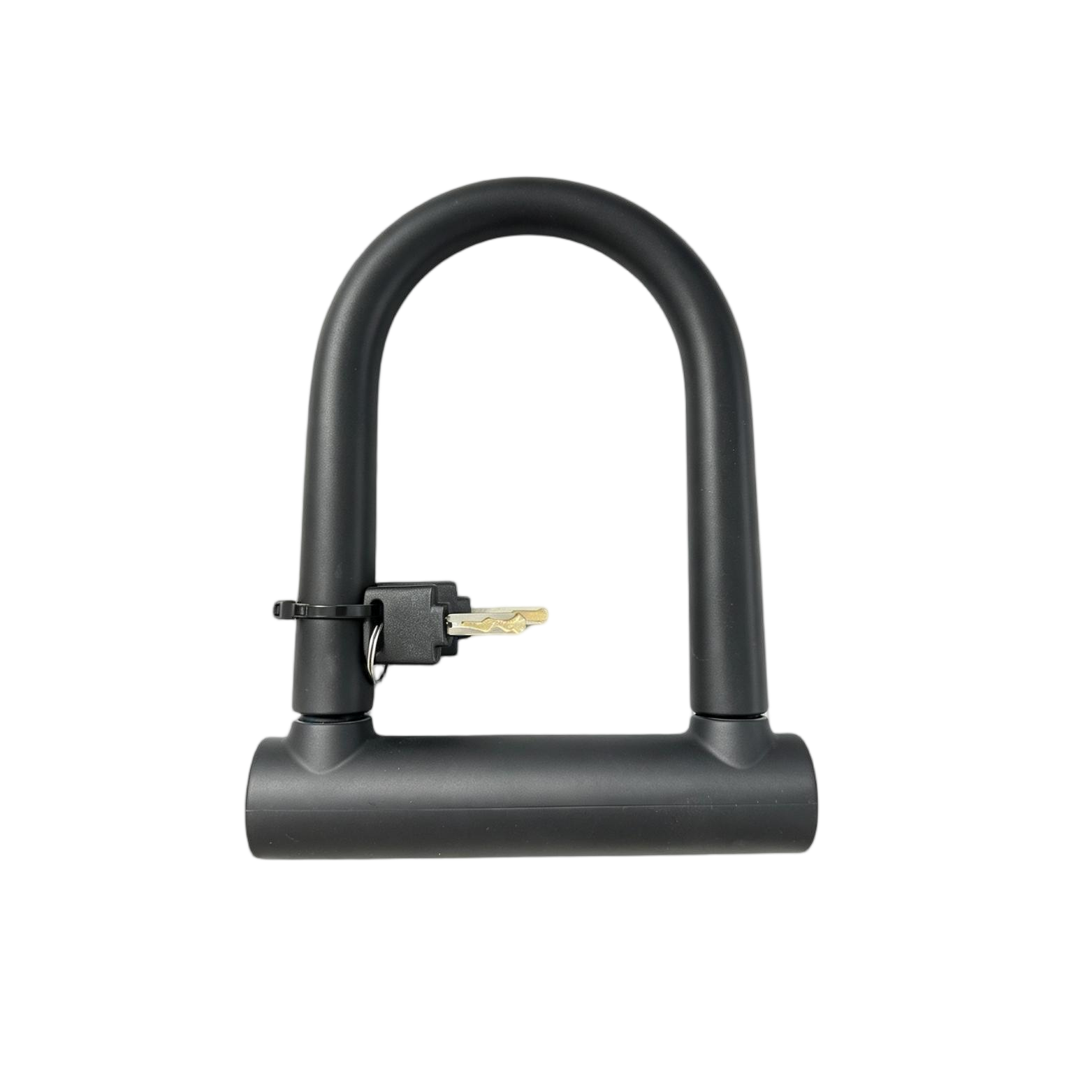 610 reinforced U-lock with shackle and key, front view