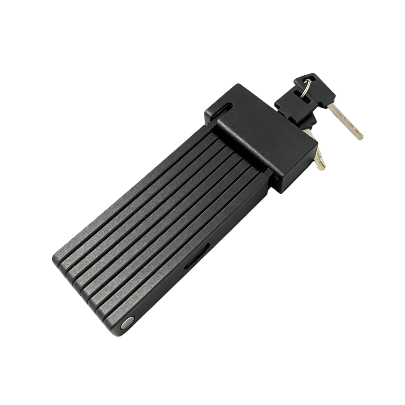 828 folding bicycle lock, 120 cm, folded with keys