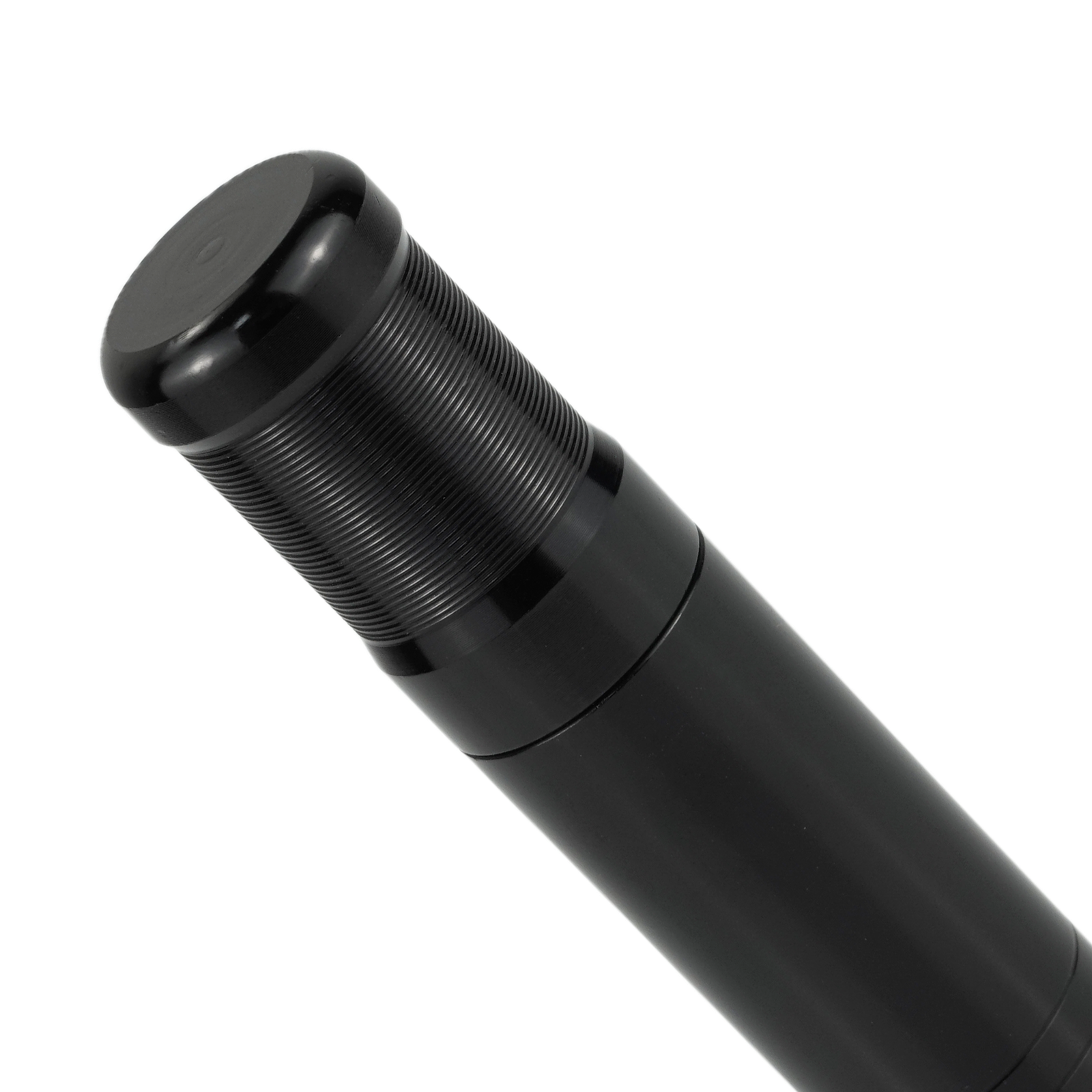 VVT-1A repair tool housing closeup, machined textured aluminium grip section