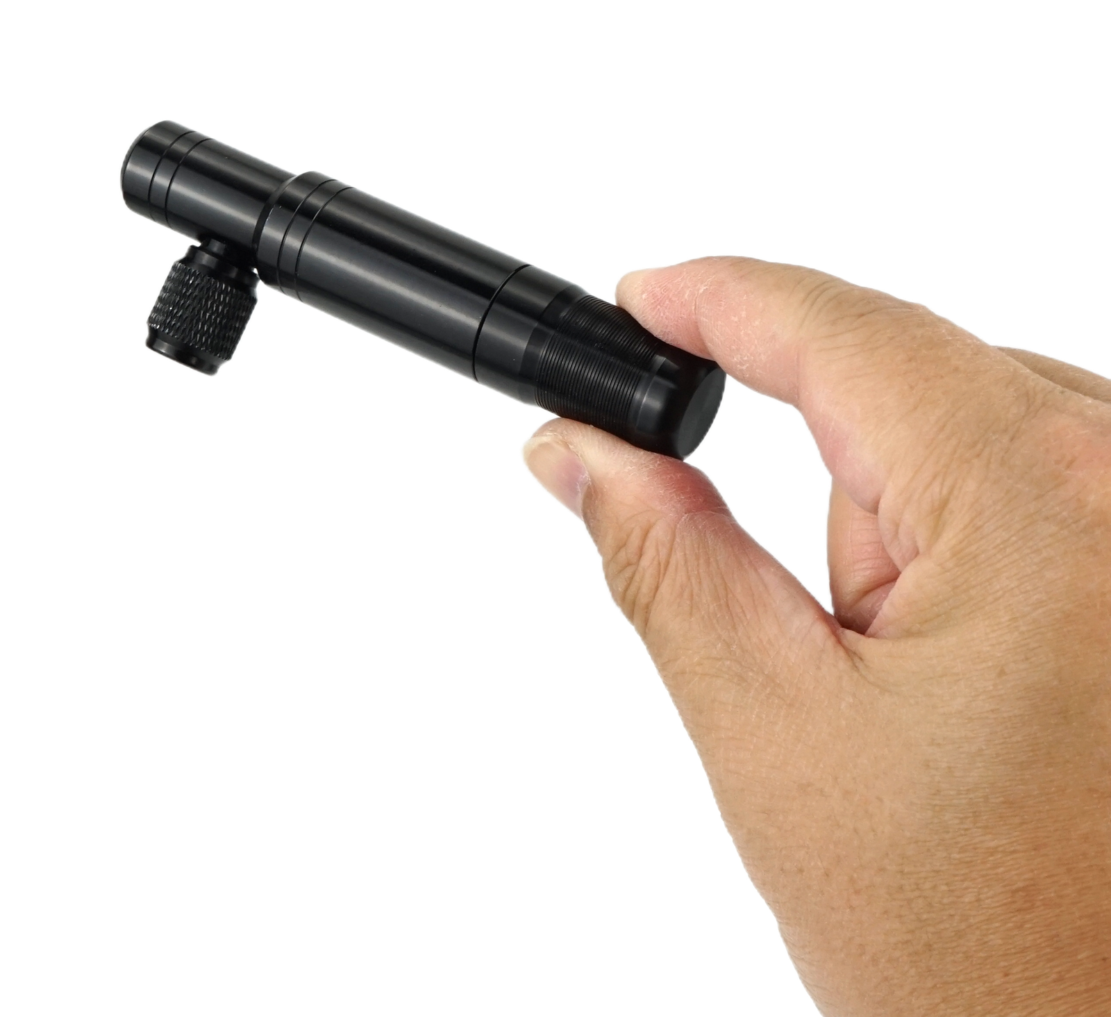 VVT-3 compact CO2 repair tool held in hand for scale